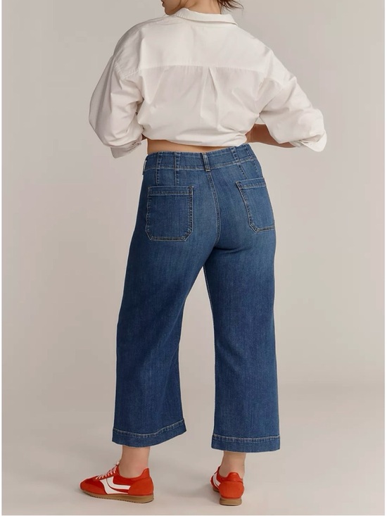 Anthropologie | The Colette Crop Wide-Leg Jeans by Maeve - Picture 15 of 16